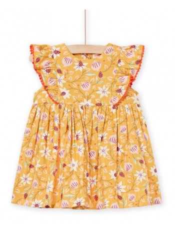 βρεφικο φορεμα για κοριτσια - κιτρινο