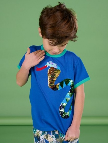 παιδικη μπλουζα για αγορια - μπλε σε προσφορά