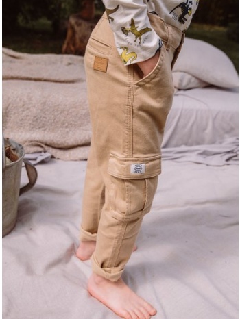 παιδικό παντελόνι για αγόρια sergent major μπεζ - μπεζ