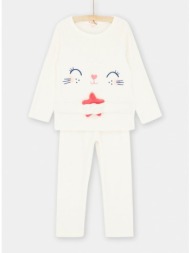 παιδικές πιτζάμες για κορίτσια - λευκο