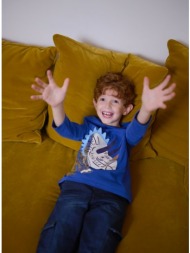 παιδική μακρυμάνικη μπλούζα για αγόρια blue rhino - μπλε