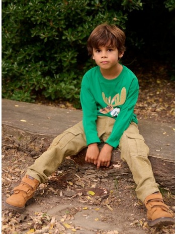 παιδικό παντελόνι για αγόρια cargo khaki - χακι σε προσφορά