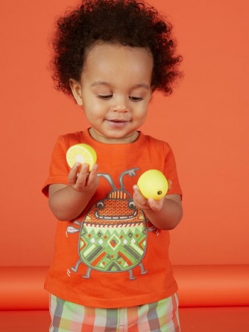 βρεφικη μπλουζα για αγορια - πορτοκαλι σε προσφορά