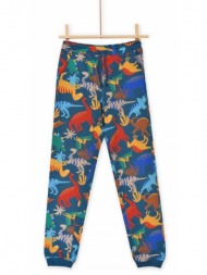 παιδικό παντελόνι για αγόρια blue dinosaurs - μπλε