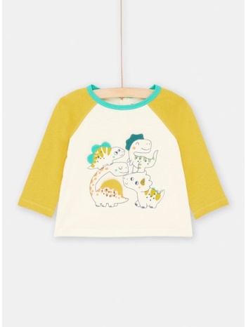 βρεφική μακρυμάνικη μπλούζα για αγόρια multicolour turtle 