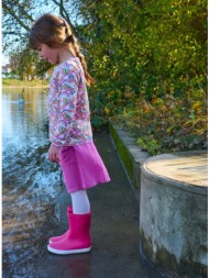 παιδική φούστα για κορίτσια κοτλε light pink - ροζ