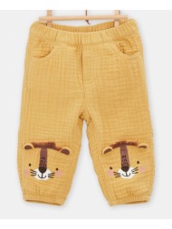 βρεφικό παντελόνι για αγόρια - κιτρινο