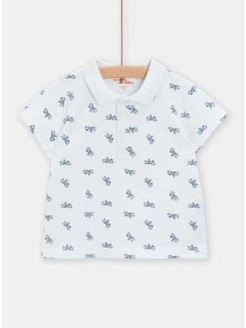 βρεφική μπλούζα για αγόρια - λευκο