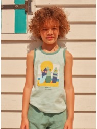 παιδική μπλούζα για αγόρια - τυρκουαζ