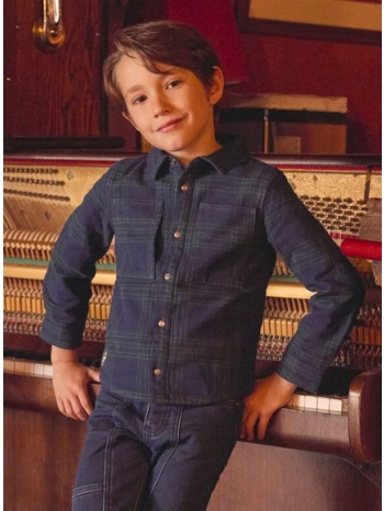 παιδικό πουκάμισο για αγόρια - μπλε