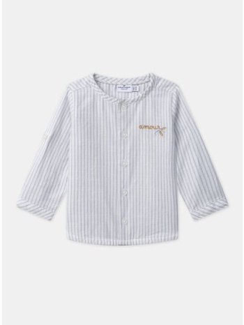 βρεφικό πουκάμισο για αγόρια - λευκο