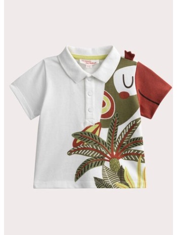 βρεφική μπλούζα για αγόρια - λευκο