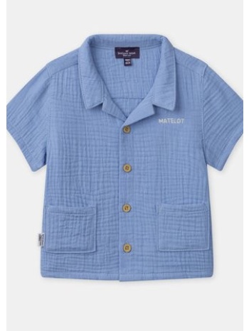 bρεφικό πουκάμισο για αγόρια - μπλε