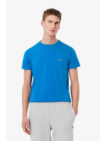 lacoste ανδρικό t-shirt με κεντημένο λογότυπο regular fit 