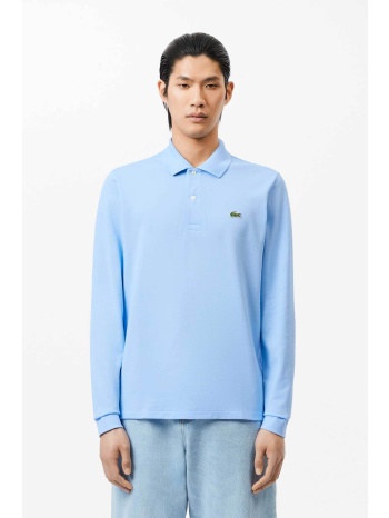 lacoste ανδρική μπλούζα πόλο πικέ με κεντημένο λογότυπο