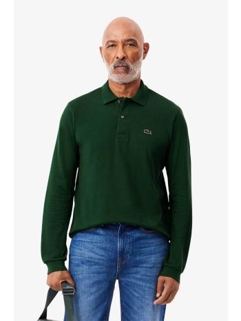 lacoste ανδρική μπλούζα πόλο πικέ με κεντημένο λογότυπο