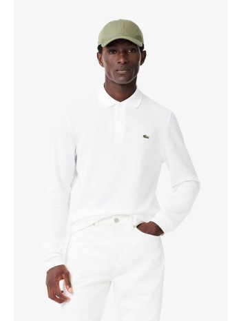 lacoste ανδρική μπλούζα πόλο πικέ με κεντημένο λογότυπο
