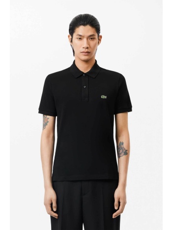 lacoste ανδρική μπλούζα πόλο πικέ κοντομάνικη με κεντημένο
