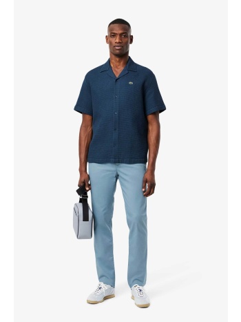 lacoste ανδρικό παντελόνι chino stretch slim fit (34l)  σε προσφορά
