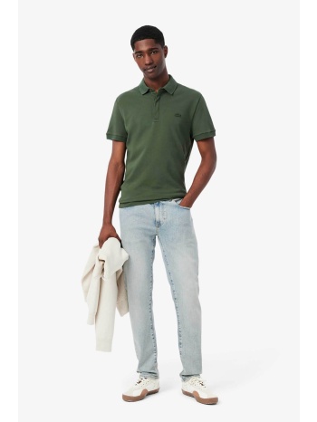 lacoste ανδρικό τζιν παντελόνι πεντάτσεπο slim fit (34l) 