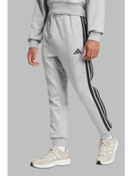 adidas ανδρικό παντελόνι φόρμας regular fit `essential 3-stripes` - je6346 γκρι