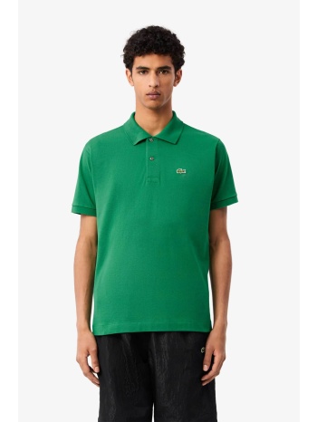 lacoste ανδρική μπλούζα πόλο πικέ κοντομάνικη με κεντημένο