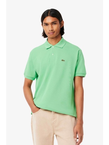 lacoste ανδρική μπλούζα πόλο πικέ κοντομάνικη με κεντημένο