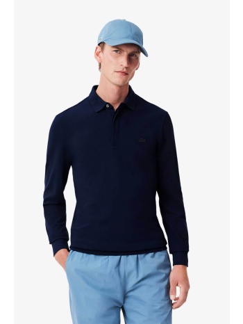 lacoste ανδρική μπλούζα πόλο πικέ με κεντημένο λογότυπο