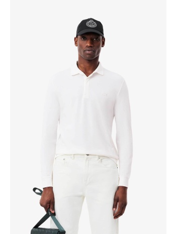 lacoste ανδρική μπλούζα πόλο πικέ με κεντημένο λογότυπο