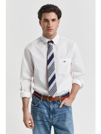 gant ανδρικό πουκάμισο button down classic poplin με τσέπη