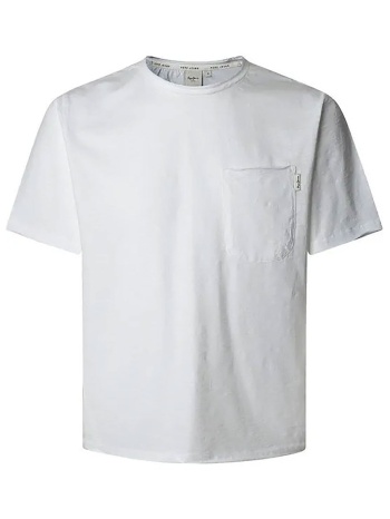 pepe jeans ανδρικό t-shirt μονόχρωμο regular fit - pm509765 σε προσφορά