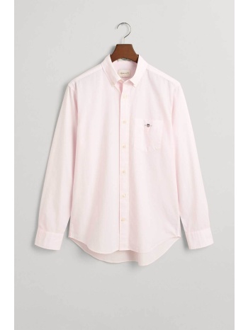 gant ανδρικό πουκάμισο button down poplin με ψιλό ριγέ