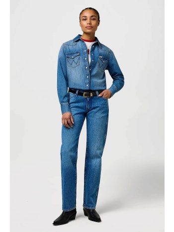wrangler® γυναικείο τζιν παντελόνι πεντάτσεπο χαμηλόμεσο