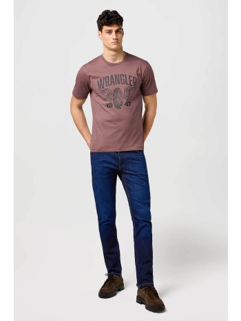 wrangler® ανδρικό τζιν παντελόνι πεντάτσεπο straight fit