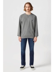 wrangler® ανδρικό τζιν παντελόνι πεντάτσεπο straight fit `greensboro` - 112350742 denim blue σκούρο