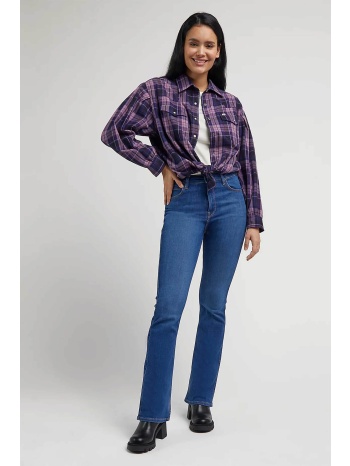 lee® γυναικείο τζιν παντελόνι πεντάτσεπο boot cut `breese`