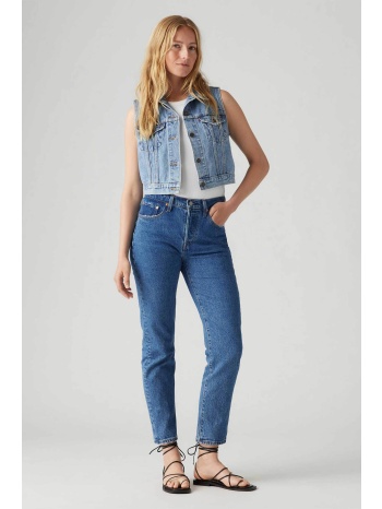 levi`s® γυναικείο τζιν παντελόνι ψηλόμεσο cropped `501