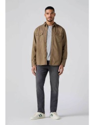 levi`s® ανδρικό τζιν παντελόνι πεντάτσεπο grey stonewash slim fit `511®` - 045115474 ανθρακί