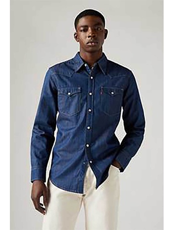 levi`s® ανδρικό denim πουκάμισο red cast rinse standard fit