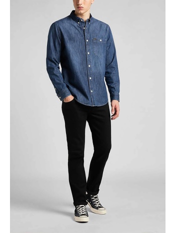 lee® ανδρικό τζιν παντελόνι πεντάτσεπο slim fit `rider` 