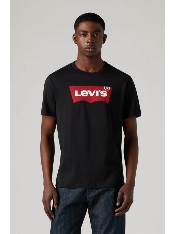 levi`s® ανδρικό t-shirt μονόχρωμο βαμβακερό με contrast