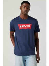 levi`s® ανδρικό t-shirt μονόχρωμο βαμβακερό με contrast logo print `graphic set-in` - 177830139 σκού