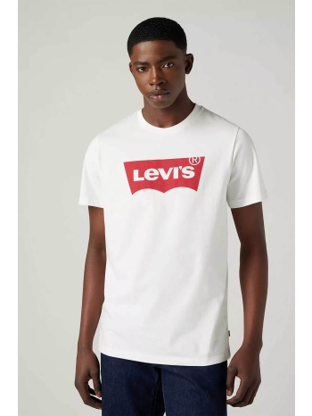 levi`s® ανδρικό t-shirt μονόχρωμο βαμβακερό με contrast