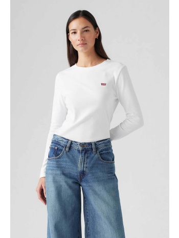 levi`s® γυναικεία μπλούζα μονόχρωμη με λογότυπο regular fit