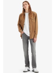 levi`s® ανδρικό τζιν παντελόνι πεντάτσεπο slim fit `511™` - 045115825 ανθρακί