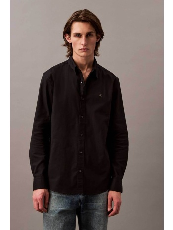 calvin klein jeans ανδρικό πουκάμισο oxford με λογότυπο στο