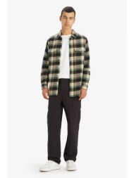 levi`s® ανδρικό παντελόνι cargo straight fit - a73640000 μαύρο