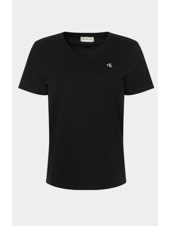 calvin klein jeans γυναικείο t-shirt μονόχρωμο με λογότυπο