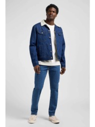 lee® ανδρικό τζιν παντελόνι πεντάτσεπο regular fit `daren` - 112371200 denim blue