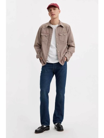 levi`s® ανδρικό τζιν παντελόνι πεντάτσεπο regular fit `501`